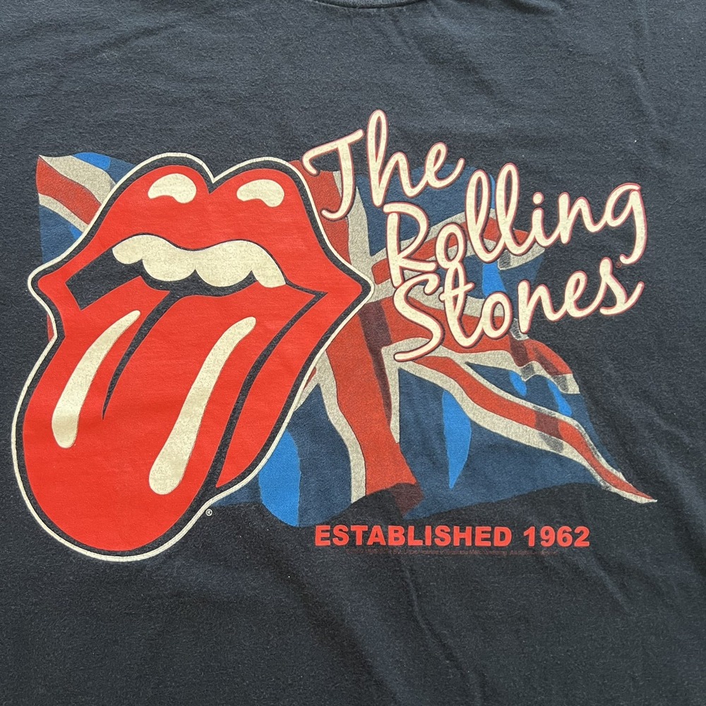 The Rolling Stones Shirt XL Official Rock Merch *hole